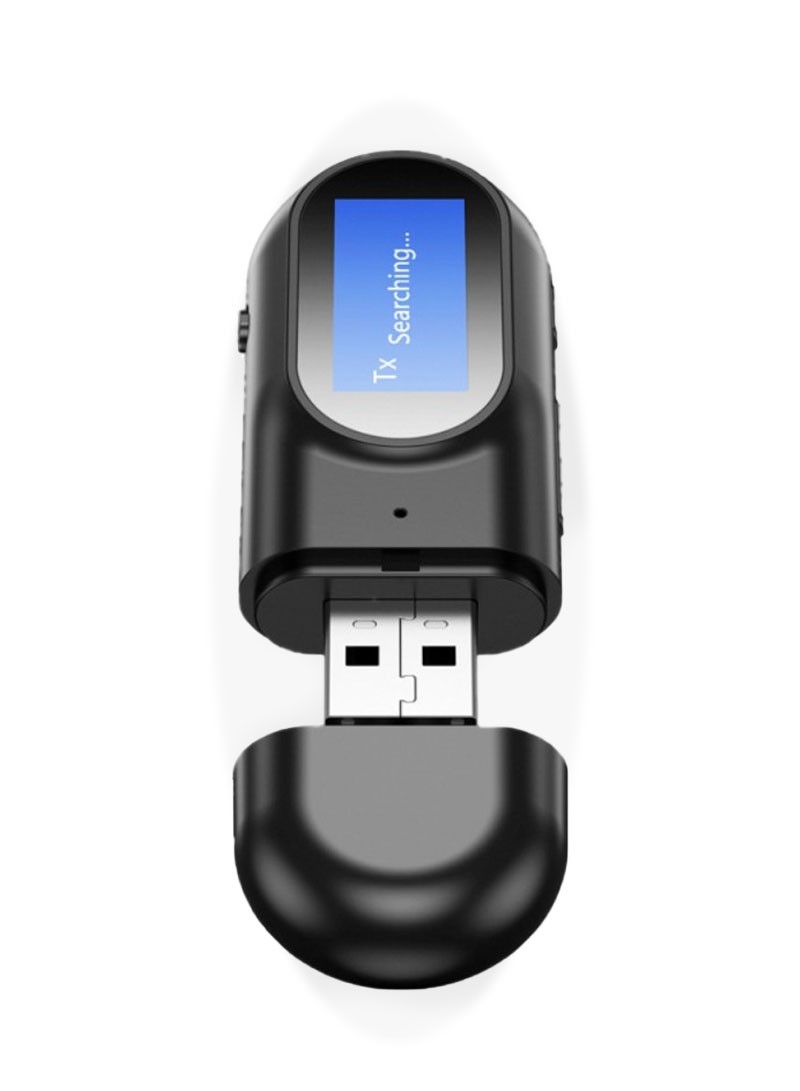 USB Dongle Bluetooth 5.0 Audio Receiver Transmitter with LCD