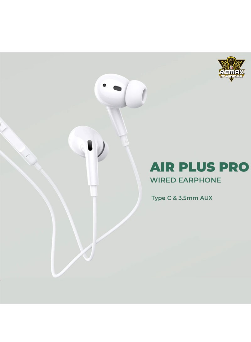 Remax Air Plus Pro Bass Stereo 3.5mm Light Wired Earphones RM 310