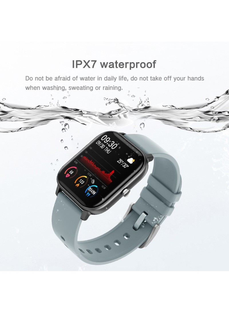 P8 1.4 inch Smart Watch Touch Fitness Tracker Blood Pressure Smart