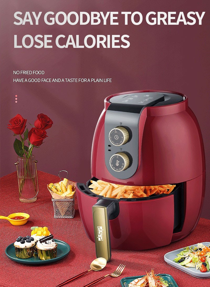 New Generation DSP Multi-function Air Fryer 1350W 6 Programs Pot