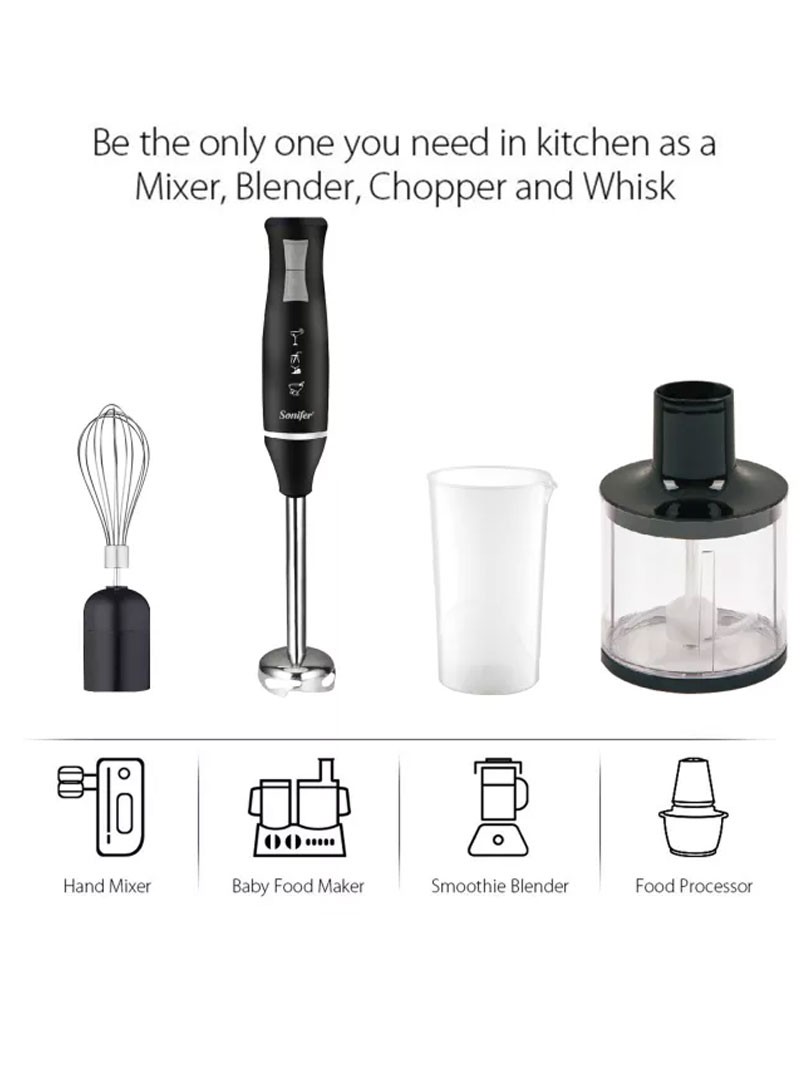 4 In 1 Electric Hand Blender Mixer For Kitchen Hand Mixer Food