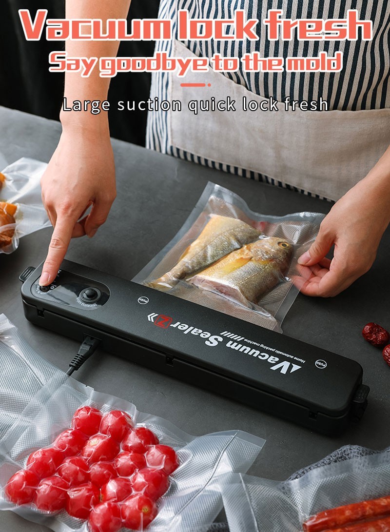 90W Vacuum Sealer Home Automatic Packing Machine (W14.69 x D2.76 x  H3.35)inch