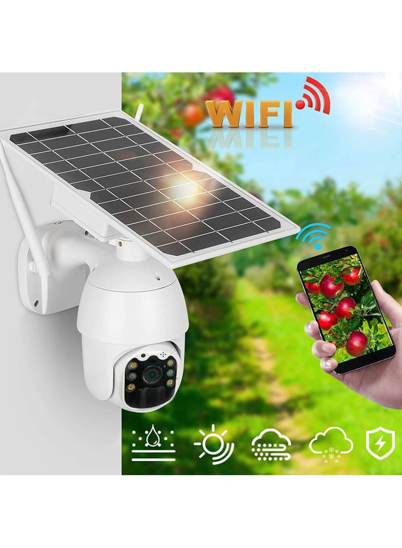 hd intelligent solar energy alert ptz camera