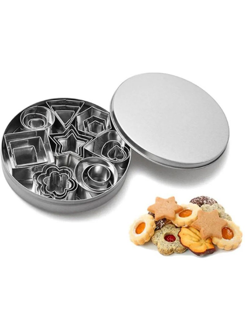 Milue 8 Cookie Biscuit Cutter Baking Molds Silicone Shapes Kitchen Cake  Baking Mold