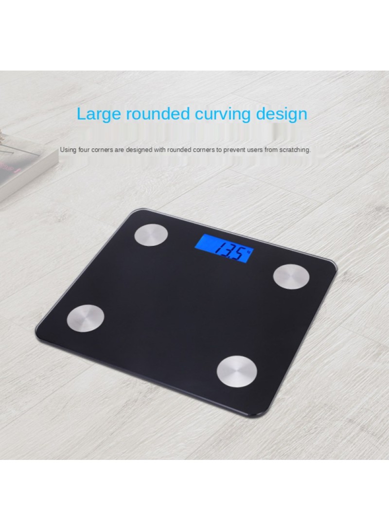 Dropship Bluetooth Smart Digital Weighing Scale Body Fat Scale OKOK App  Black to Sell Online at a Lower Price