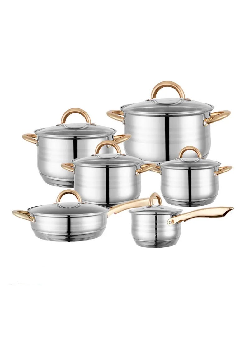 Karaca Morland 7 Pcs Enamel Cookware Set