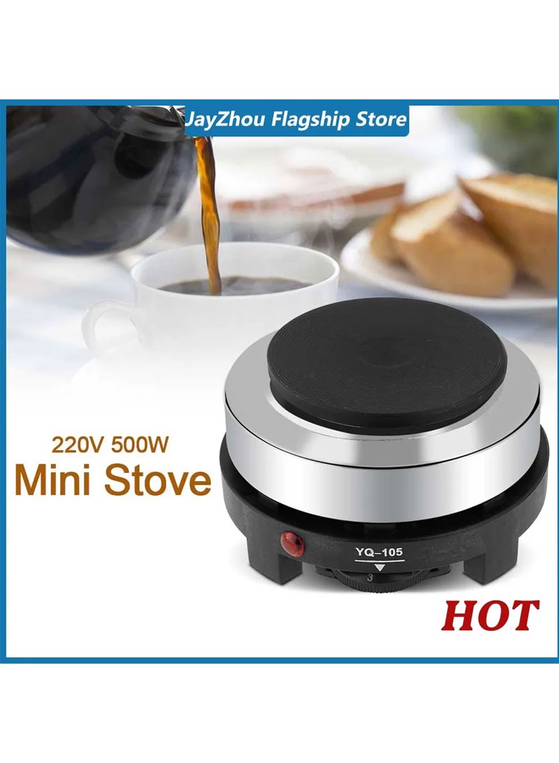 300w Mini Electric Stove Iron Hot Plate Tea Coffee Pot Warmer