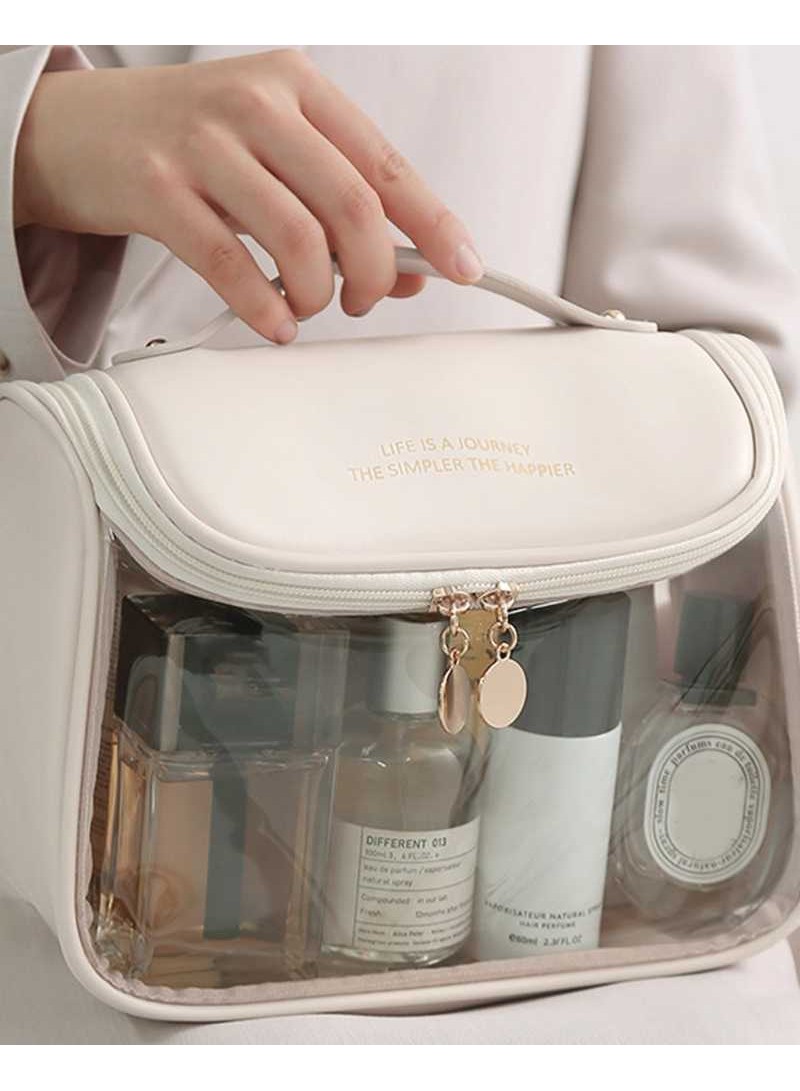 Spacious and Waterproof Clear Makeup Handbag by Louise…