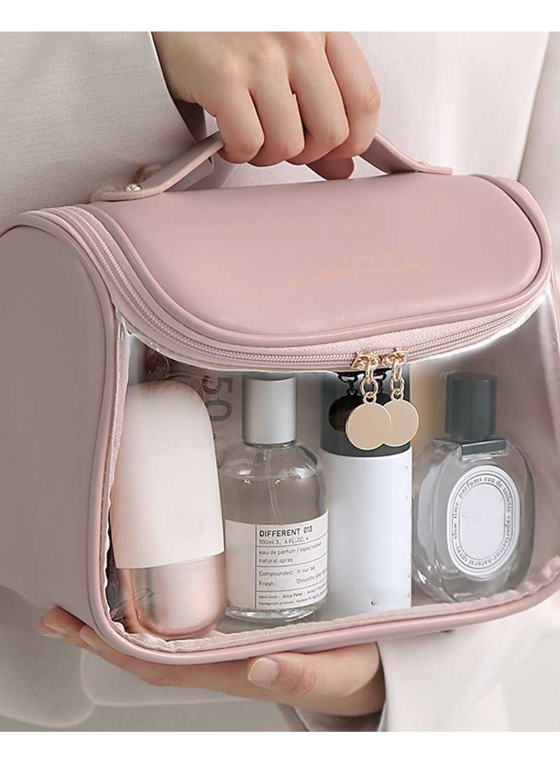 Spacious and Waterproof Clear Makeup Handbag by Louise…