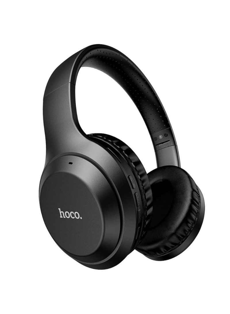 Strong Bass Headset Foldable Bluetooth 5.0 Wireless Headphone Earphone W30  (L7.5 x W3.1 x H6.5)inch - Black