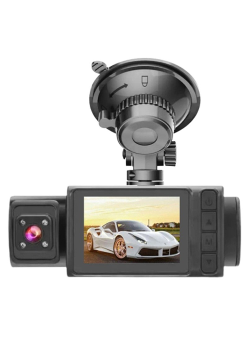 1080P DVR Dash Camera Front / Inside / Rear Camera 2-Inch Screen Night  Vision Driving Recorder G12 (L1.73 x W4.48)inch | ishtari