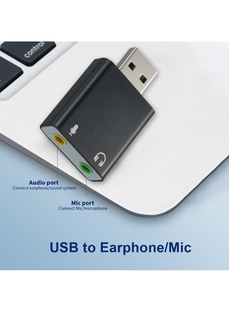 How to connect online earphone mic with pc